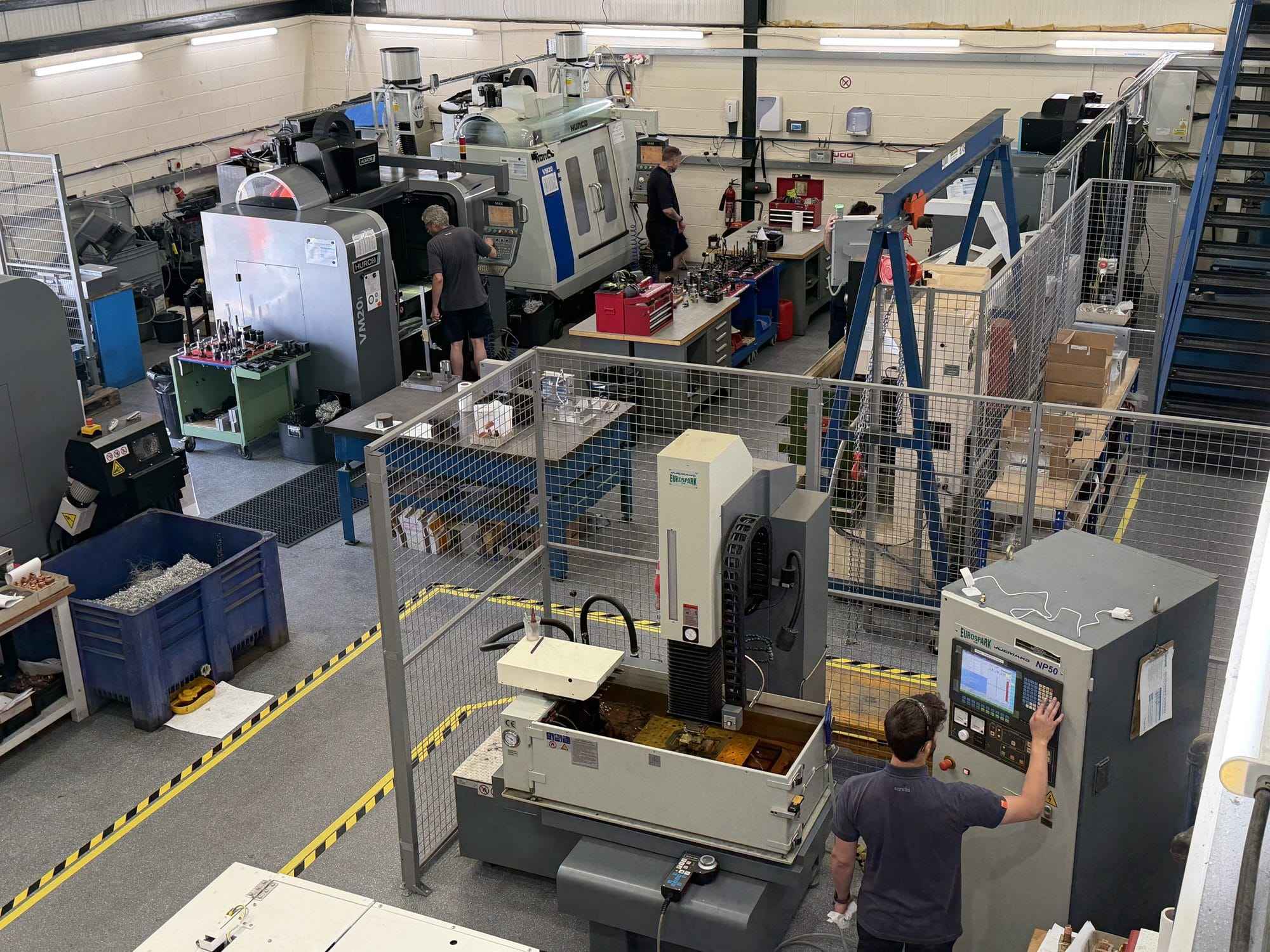 Inside the Gemini factory: the CNC machining and tool room floor