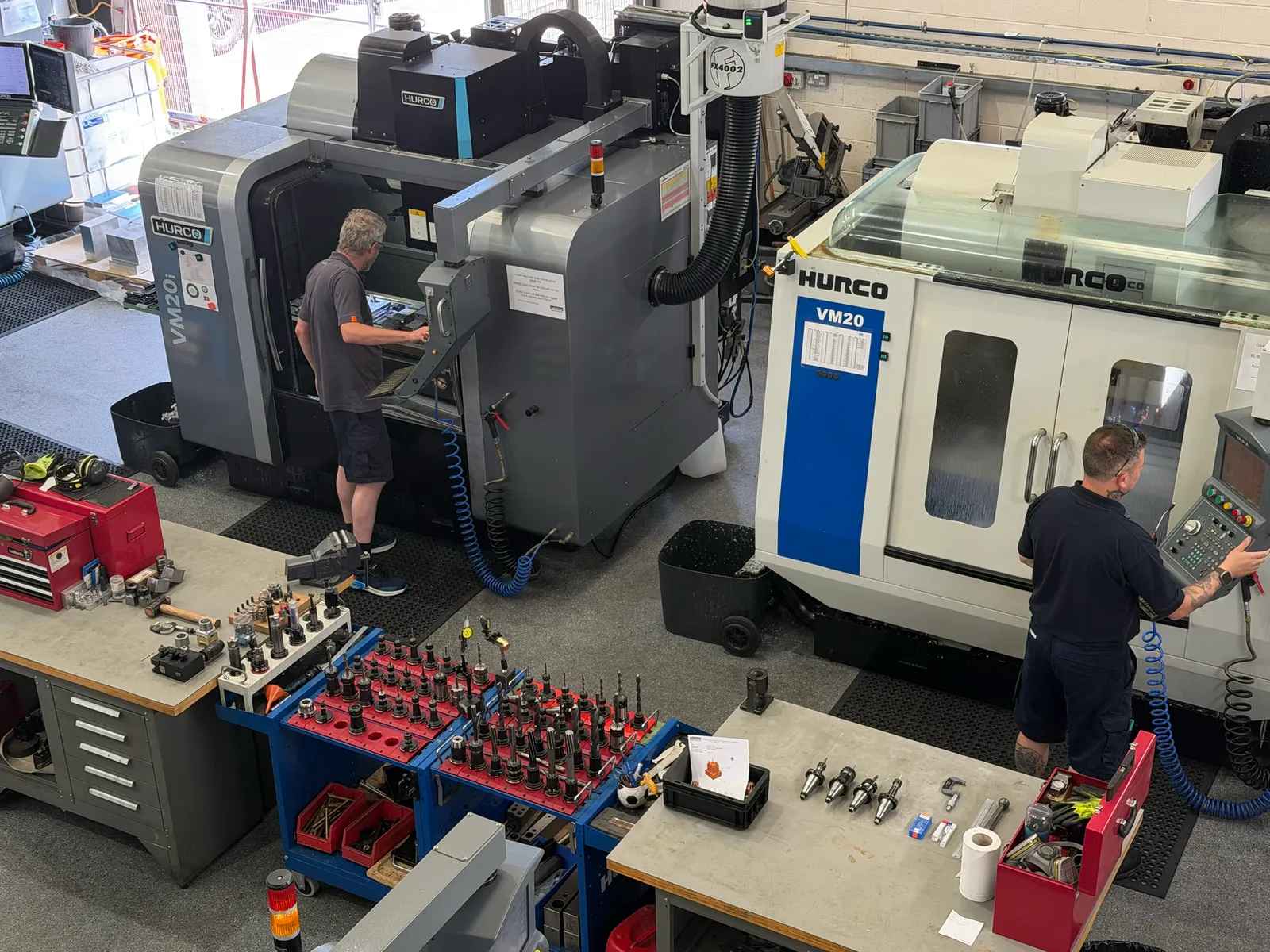 Gemini staff at work on the tool room shop floor